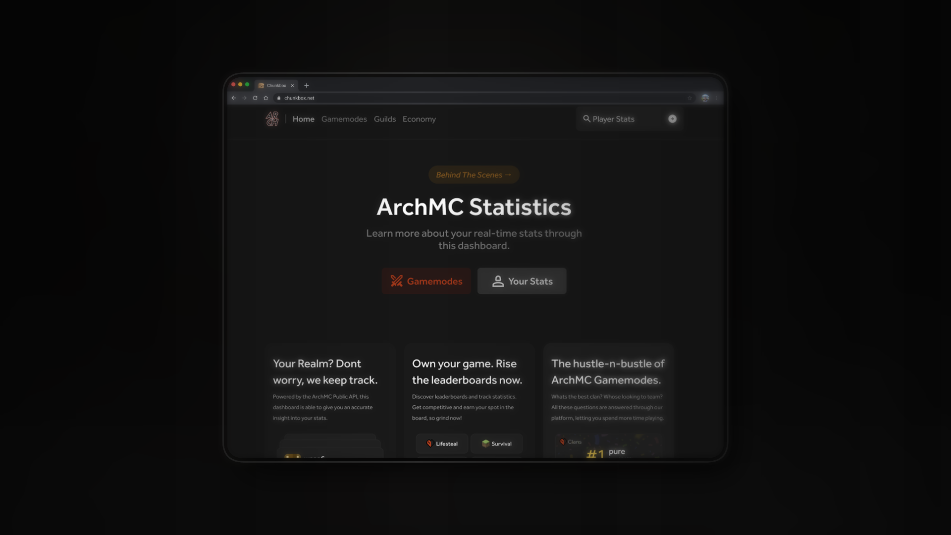ArchMC Statistics